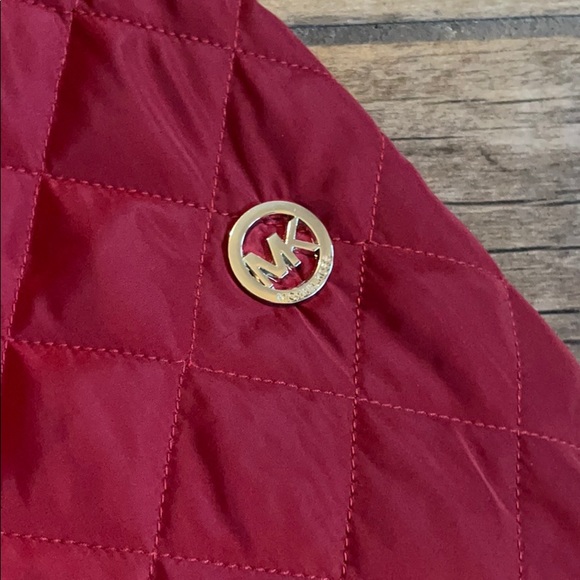 Michael Kors light puffer jacket/coat. Burnt red. - Picture 4 of 5